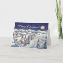 Search for vintage church christmas cards Night