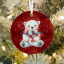 Recherche de ours blancs ornements Noël