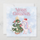 Search for unicorn christmas cards Cute