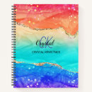 Search for rainbow glitter notebooks Agate