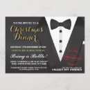 Search for black tie christmas invitations Tuxedo