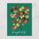 Search for tree design postcards Brown