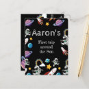 Search for astronaut 1st birthday cards Colourful