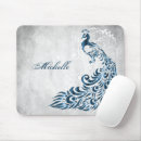 Search for peacocks mousepads Blue