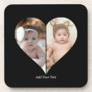 Search for heart shaped coasters Black and white