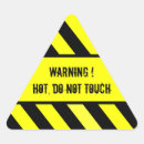Search for triangle sign stickers Yellow