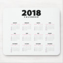 Recherche de mousepad calendrier tapis souris Minimaliste
