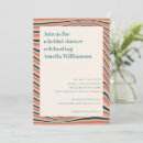 Search for peach bridal shower invitations Modern
