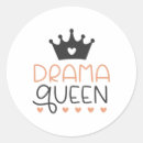 Search for drama queen stickers Typography