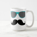 Search for moustache humour mugs Black
