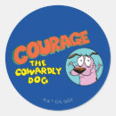 Search for dog show stickers Courage the cowardly dog