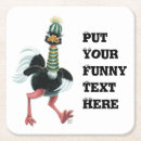 Recherche de autruche dessous de verres Drôle