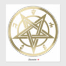 Recherche de occultisme autocollants Pentagramme