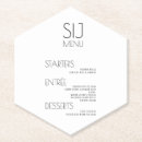 Recherche de menu dessous de verres Moderne