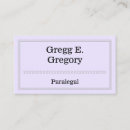 Search for paralegal business cards Barrister