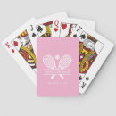 Search for tennis playing cards Pink