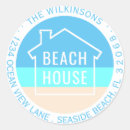 Search for beach house return address labels Modern