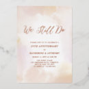 Search for 25th anniversary vow renewal invitations Watercolor