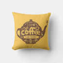 Search for vintage cafe throw pillows Coffee