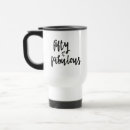 Search for 50th birthday travel mugs Black and white