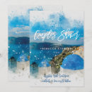 Search for santorini invitations Watercolour
