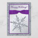 Search for purple silver christmas invitations Glitter