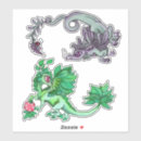 Recherche de dragon blanc autocollants Magique