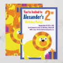 Search for lion birthday invitations Cat