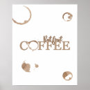 Recherche de café de café posters Graphique