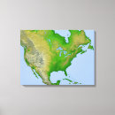 Recherche de le canada impressions sur toile Vue de l'espace