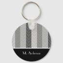 Search for black and white chevron keychains Zigzags