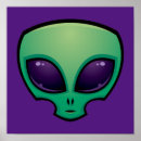 Search for alien head posters Cartoon