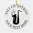 Recherche de joueur de saxophone ornements Noël