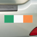 Search for orange and white bumper stickers Irish flag
