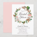 Search for pink and green bridal shower invitations Rustic