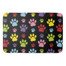 Search for dog bath mats Pattern of paws