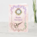 Search for clock birthday cards Pink