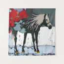 Search for black and white horse art Equine