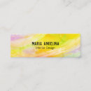 Recherche de simplicité cartes visite Coloré