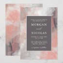 Recherche de gris corail mariage invitations Simple