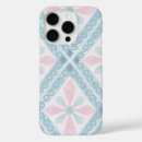 Recherche de motif bleu de diamant iphone coques Rose
