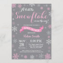 Search for pink snowflake baby shower invitations Baby its cold outside
