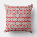 Recherche de chute neige coussins Rouge