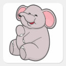 Search for funny elephants stickers Kids