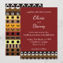 Search for tribal wedding invitations Modern