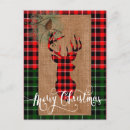 Search for deer head christmas cards Rustic