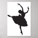 Recherche de ballerina posters Silhouette
