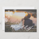 Search for holiday wedding announcement cards Newlywed