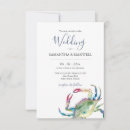 Search for crab wedding invitations Modern