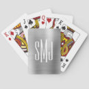 Search for stainless steel playing cards Silver